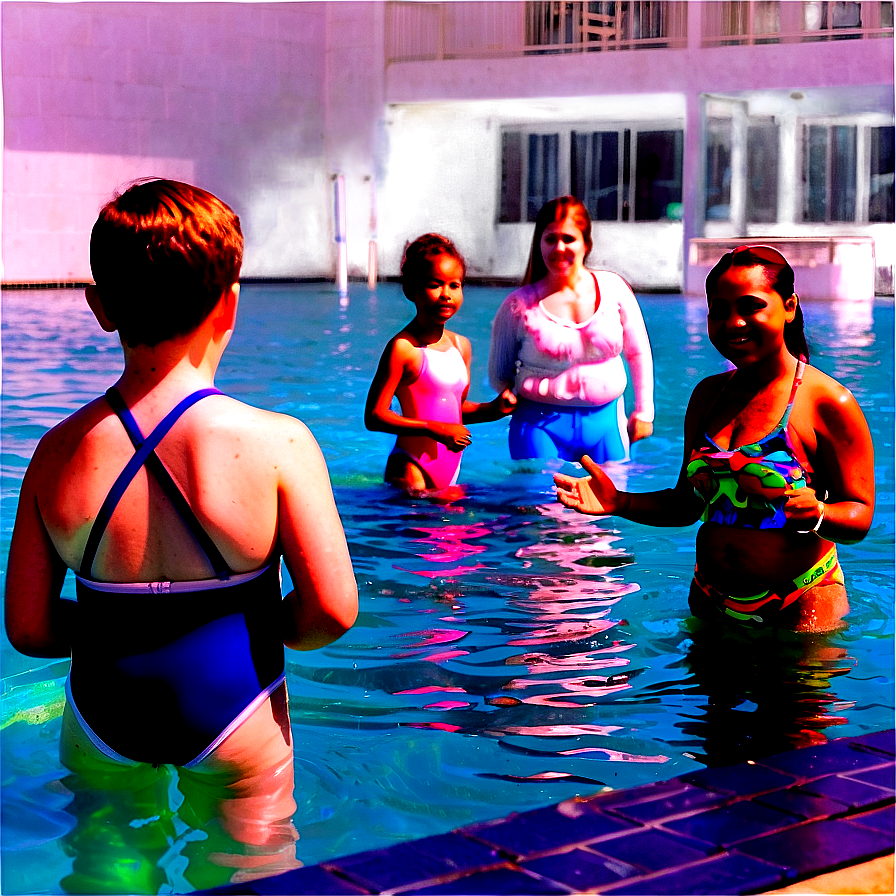 Family Fun Swimming Day PNG 10 PNG with transparent background