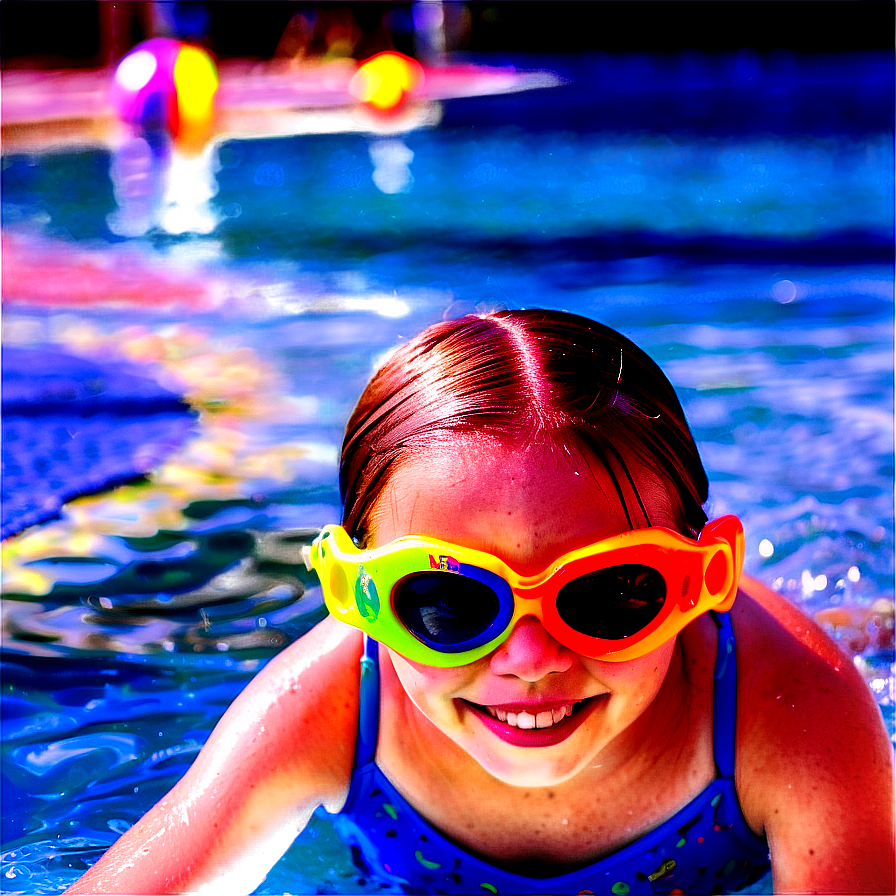Family Fun Swimming Day PNG ewr PNG with transparent background