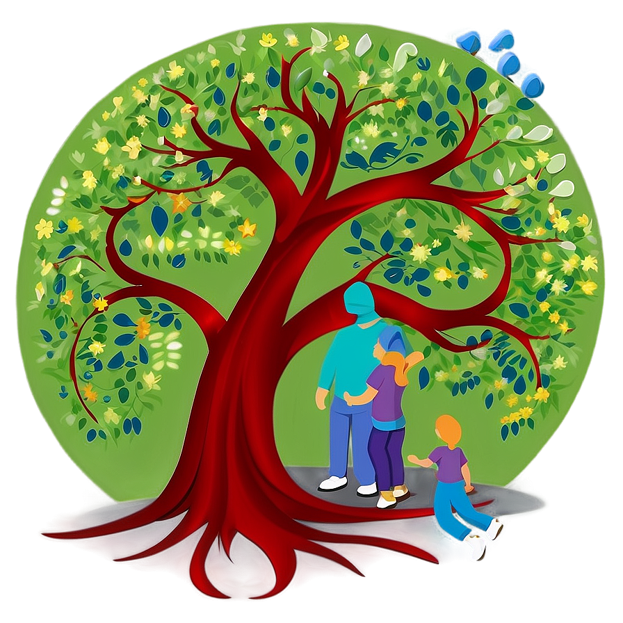 Family Reunion Tree Design Png Ode