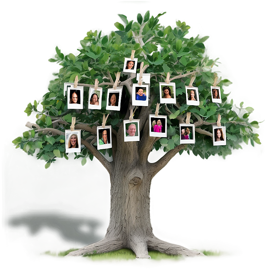 Family Reunion Tree With Photos Png 06212024