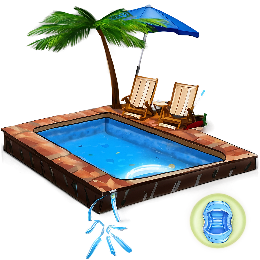 Family Size Swimming Pool Png 65