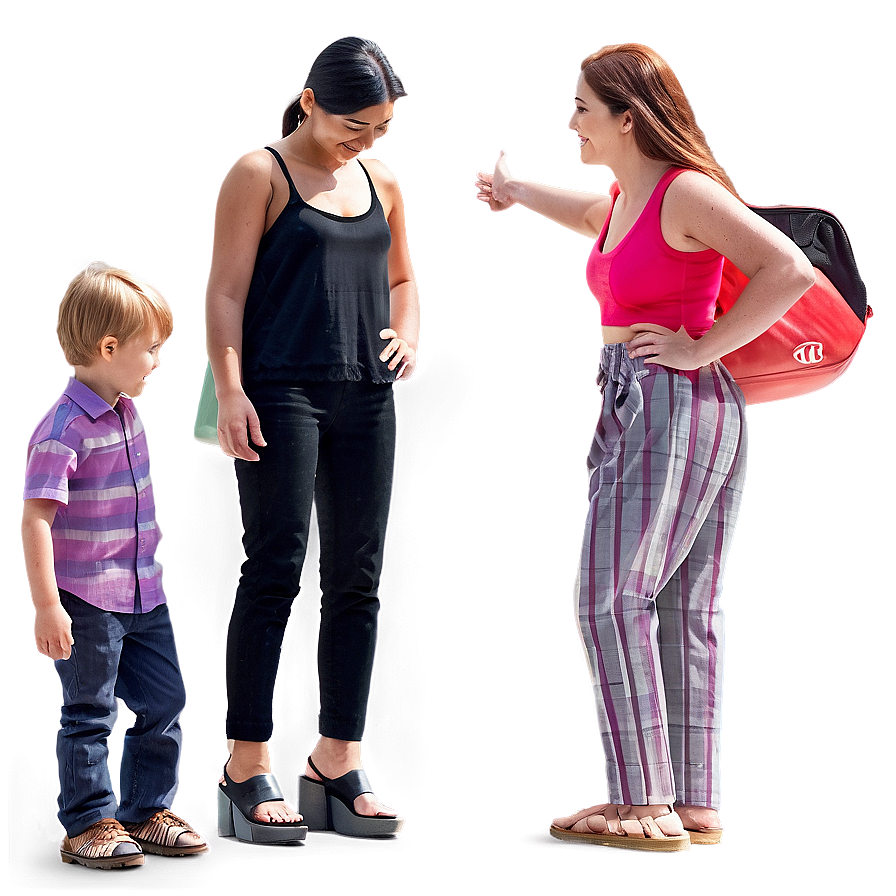 Family Standing Together PNG xxi PNG image with a transparent background, free high-resolution download