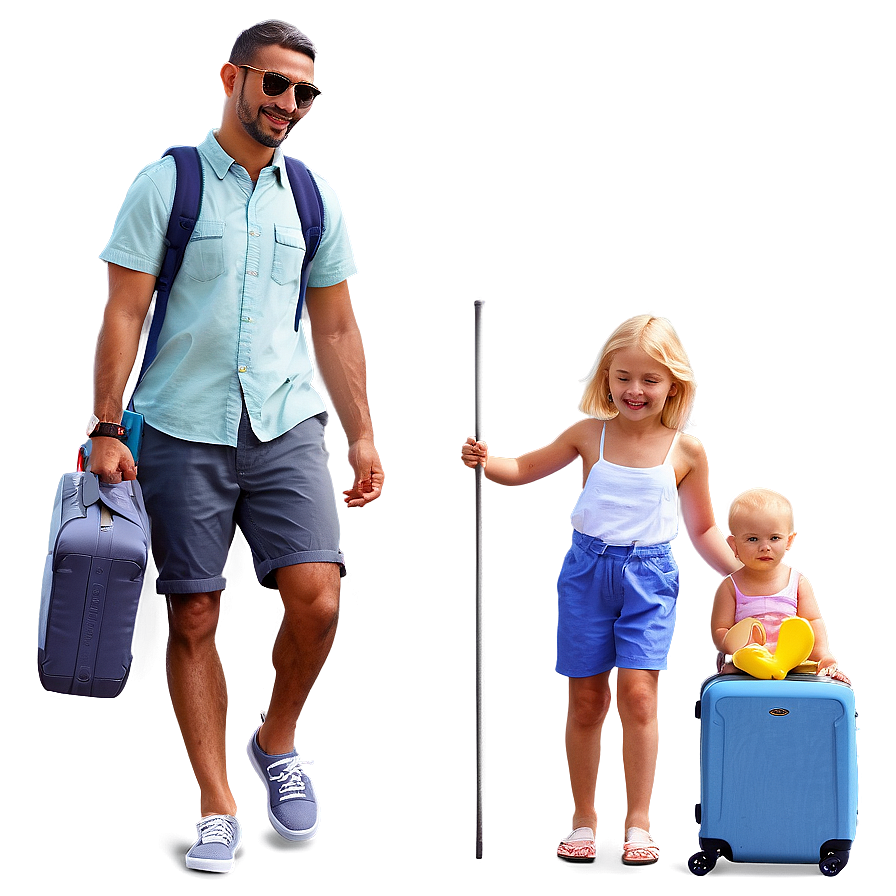 Family Vacation Illustration Png Vgl