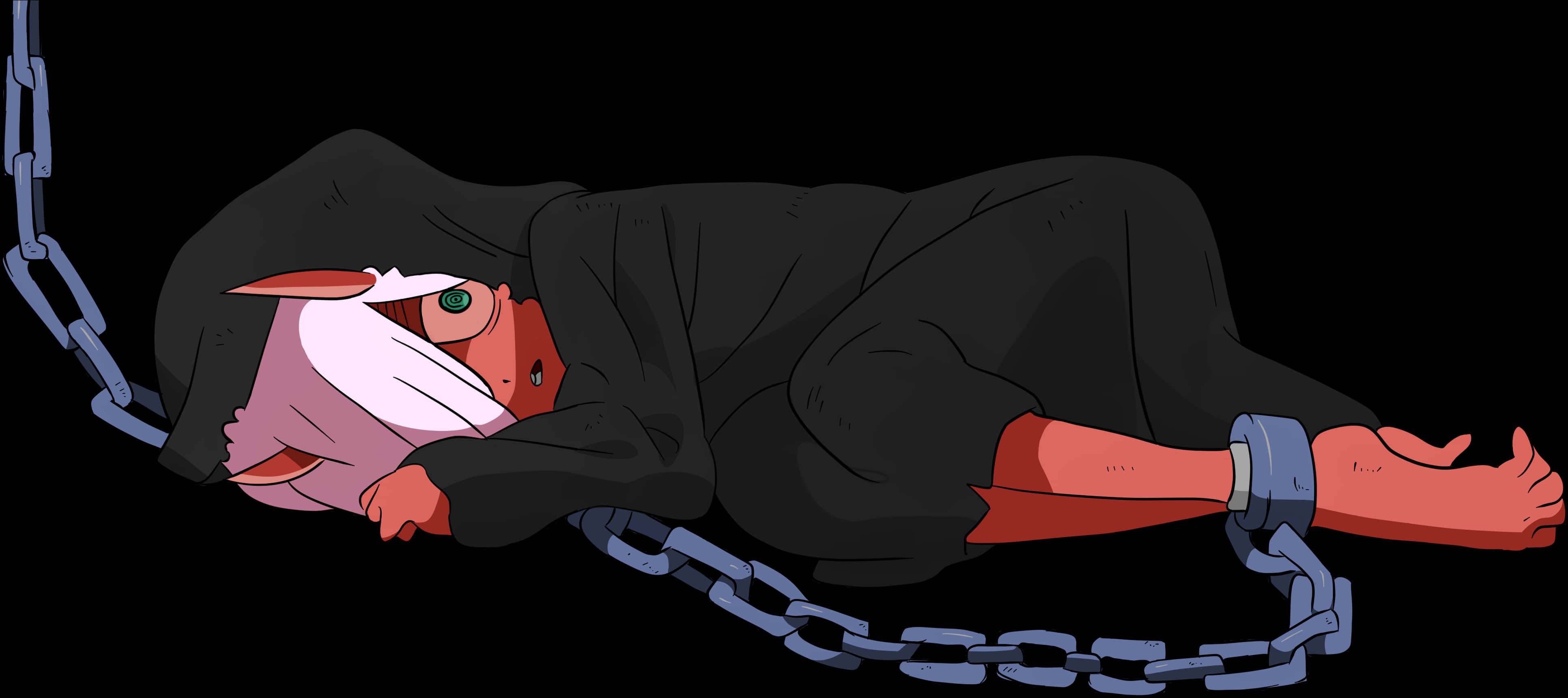 Fan Artchained Red Oni Zero Two Speed Paint - Darling In The Franxx 20 PNG with transparent background
