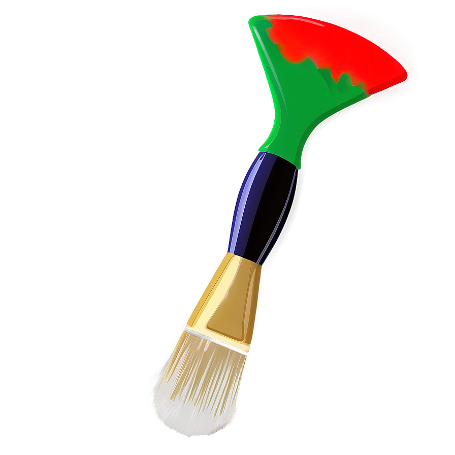 Fan Shape Paint Brush Png Drc