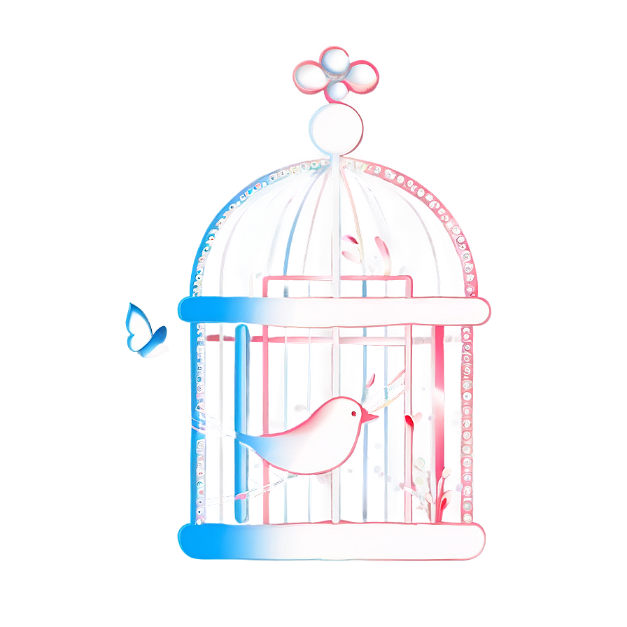 Fancy Birdcage Decoration Png 06122024