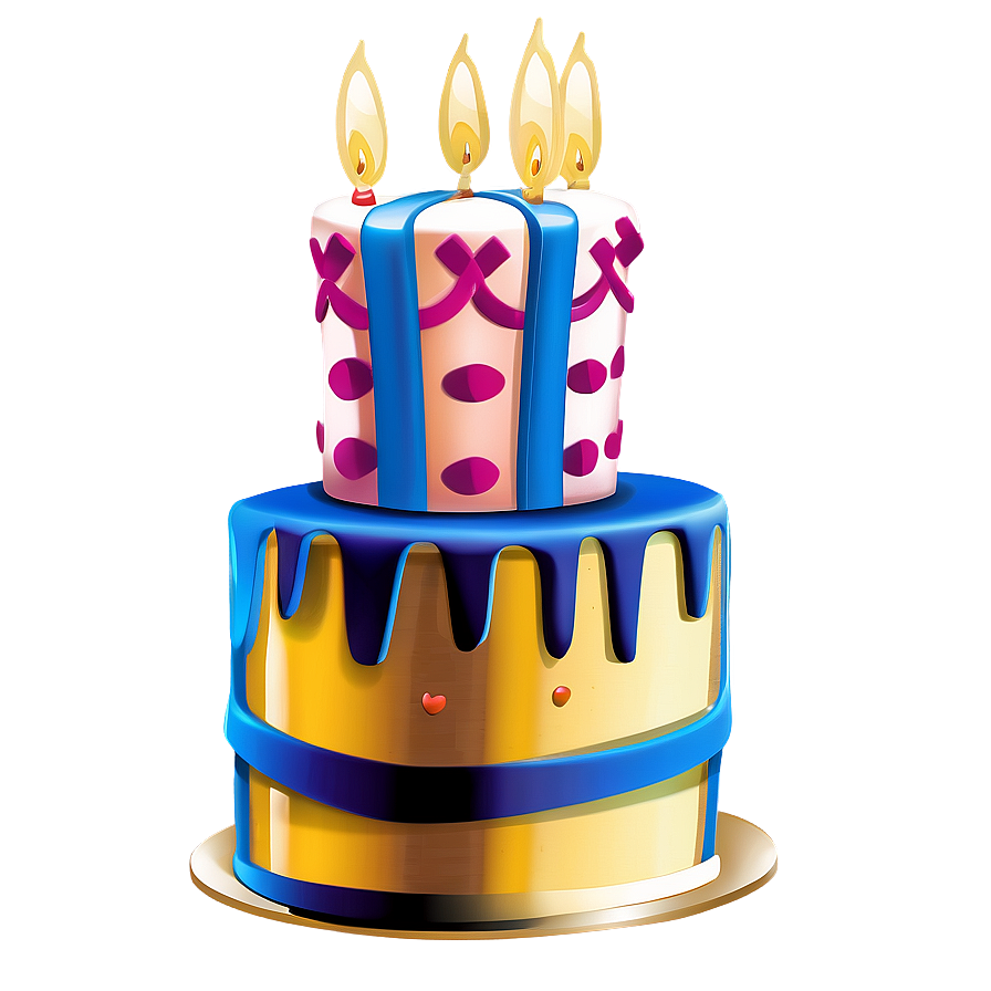 Fancy Birthday Cake Png 05042024