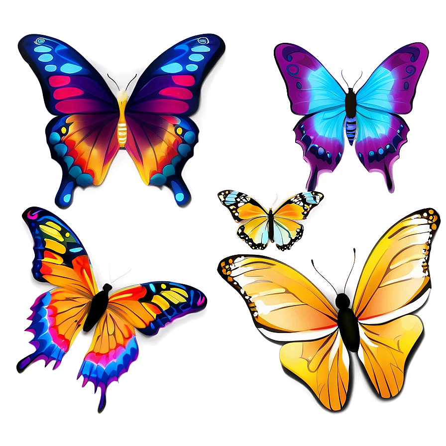 Fancy Butterfly Outline Png Ieq43