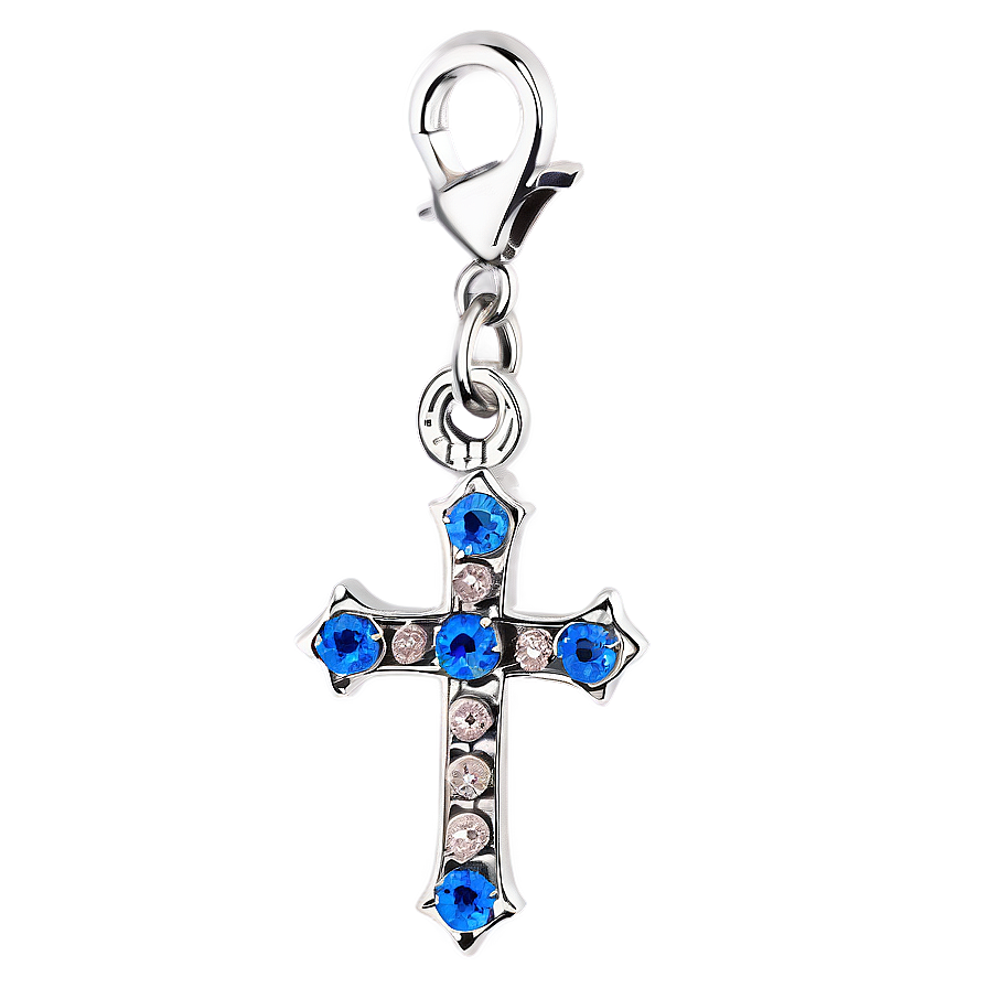 Fancy Cross Charm Png 06292024