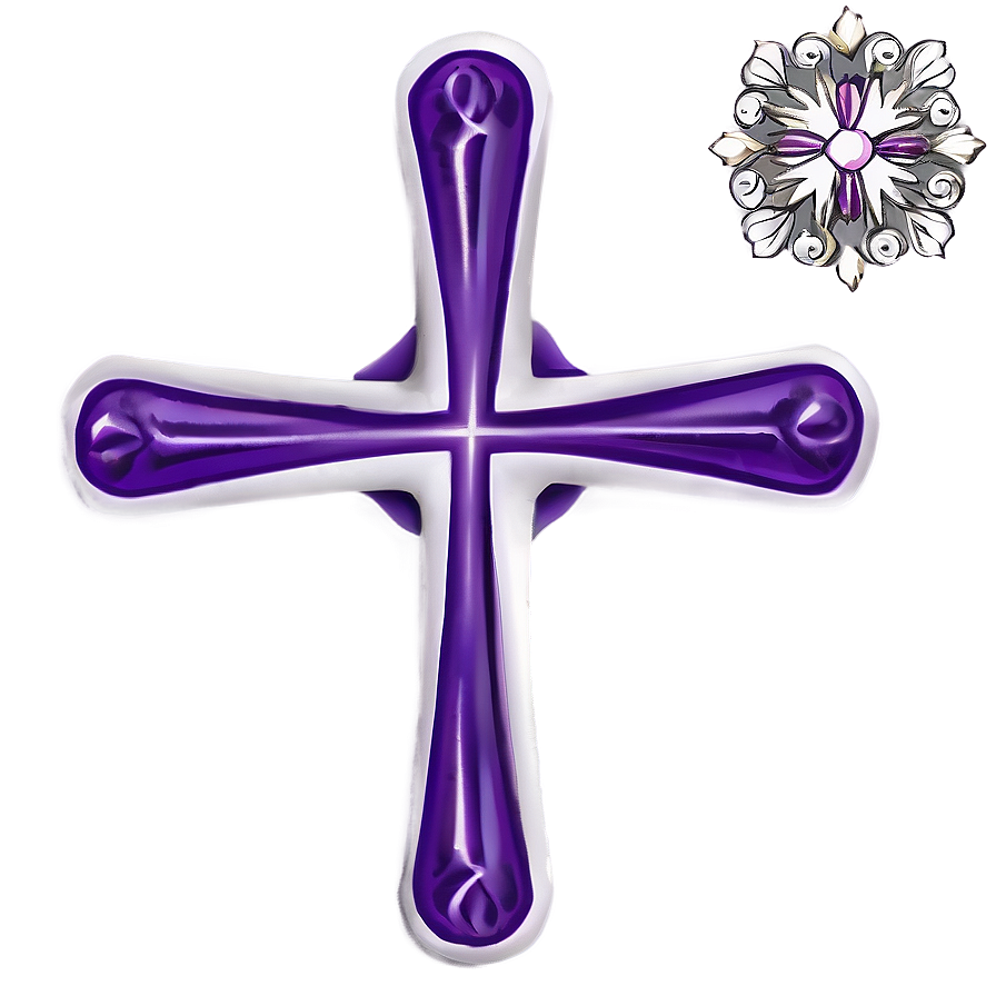 Fancy Cross Drawing Png Qom77