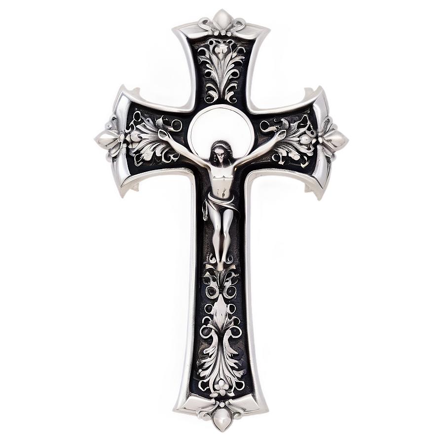 Fancy Cross In Hand Png 06292024