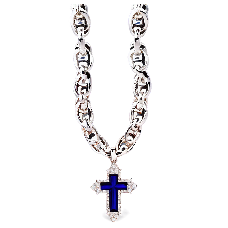 Fancy Cross Necklace Png Bmj28