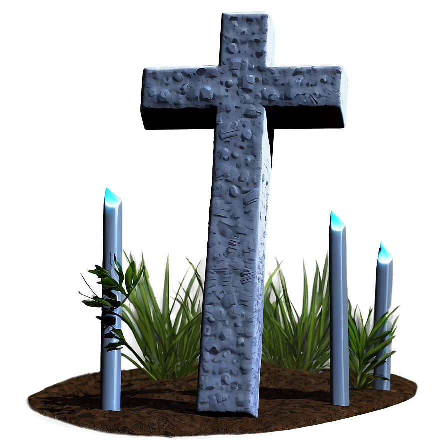 Fancy Cross On Hill Png 79