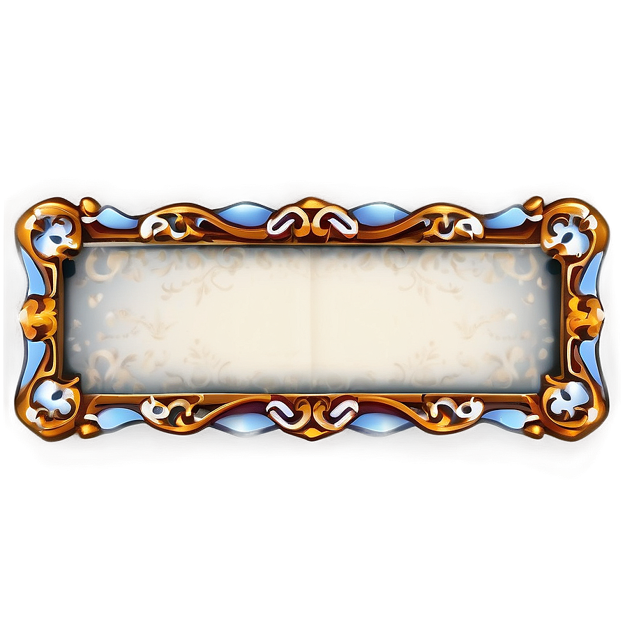 Fancy Name Plate Png 06122024