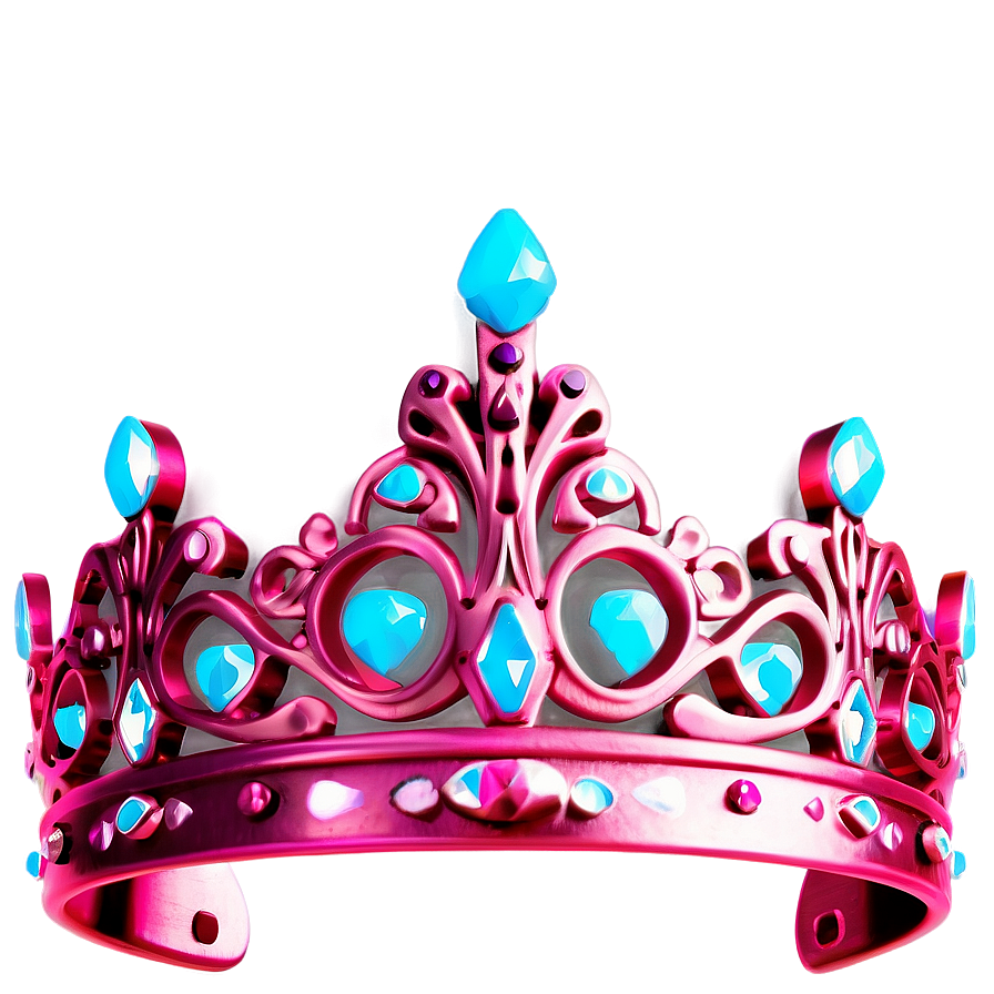 Fancy Neon Crown Png Slj5