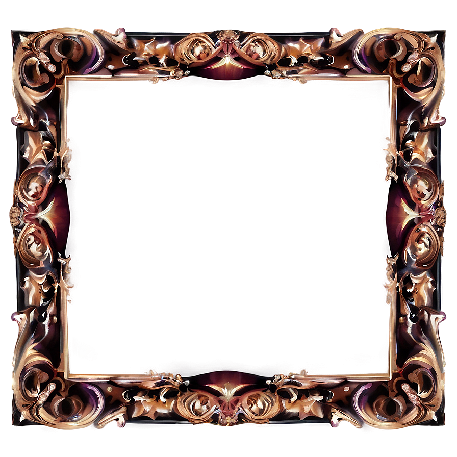 Fancy Rectangle Frame Png 40