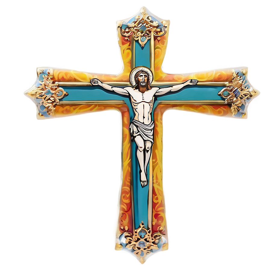 Fancy Religious Cross Png 60