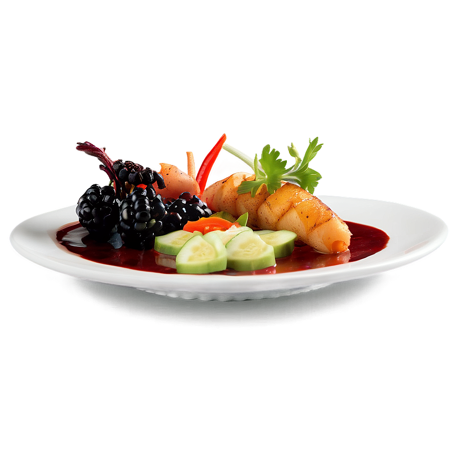 Fancy Restaurant Plate Of Food Png 77