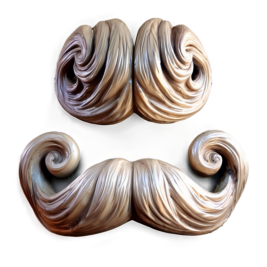 Fancy Twirled Mustache PNG 05042024 PNG image with a transparent background, free high-resolution download