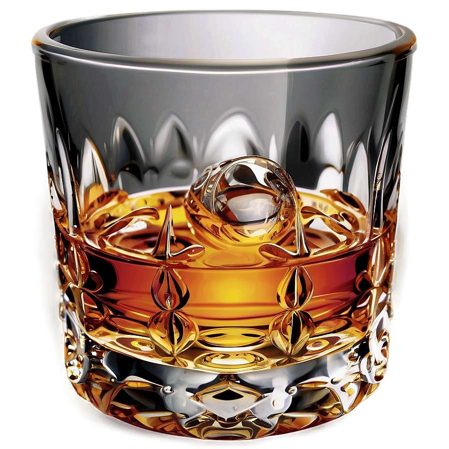 Fancy Whiskey Glass Png 41