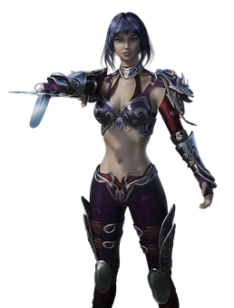 Fantasy_ Armored_ Female_ Warrior