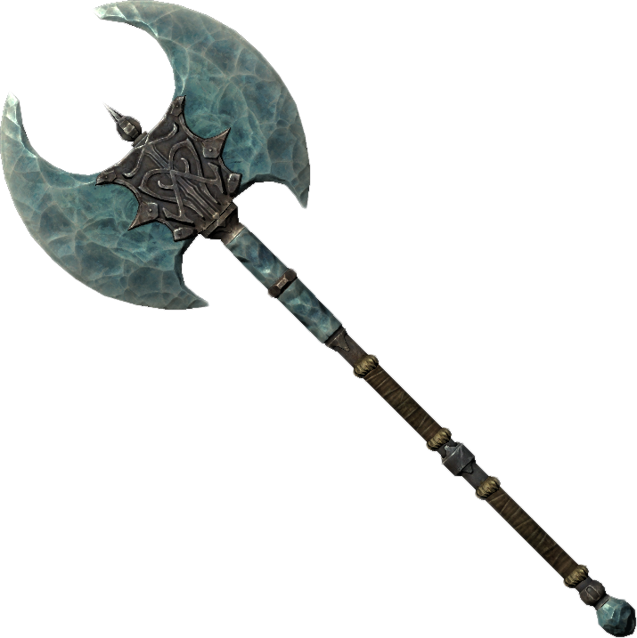 Battle Axe Png Picture - Skyrim Battleaxe, Transparent Png PNG with transparent background