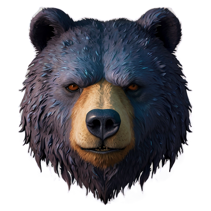 Fantasy Bear Face Png 06292024