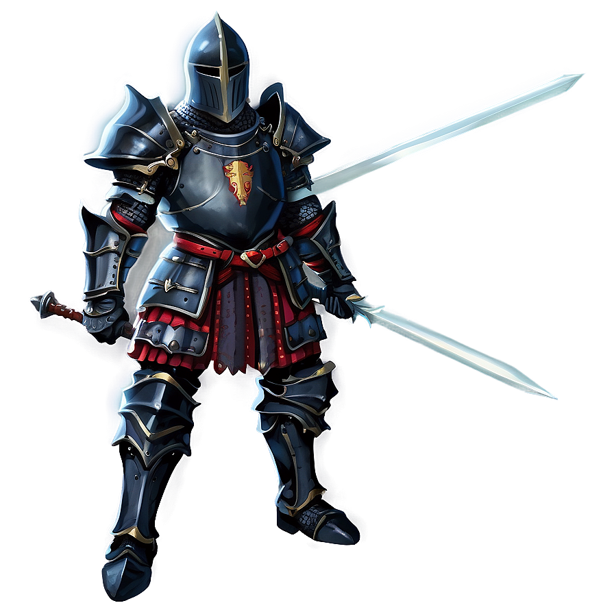 Fantasy Black Knight Art Png Ilm