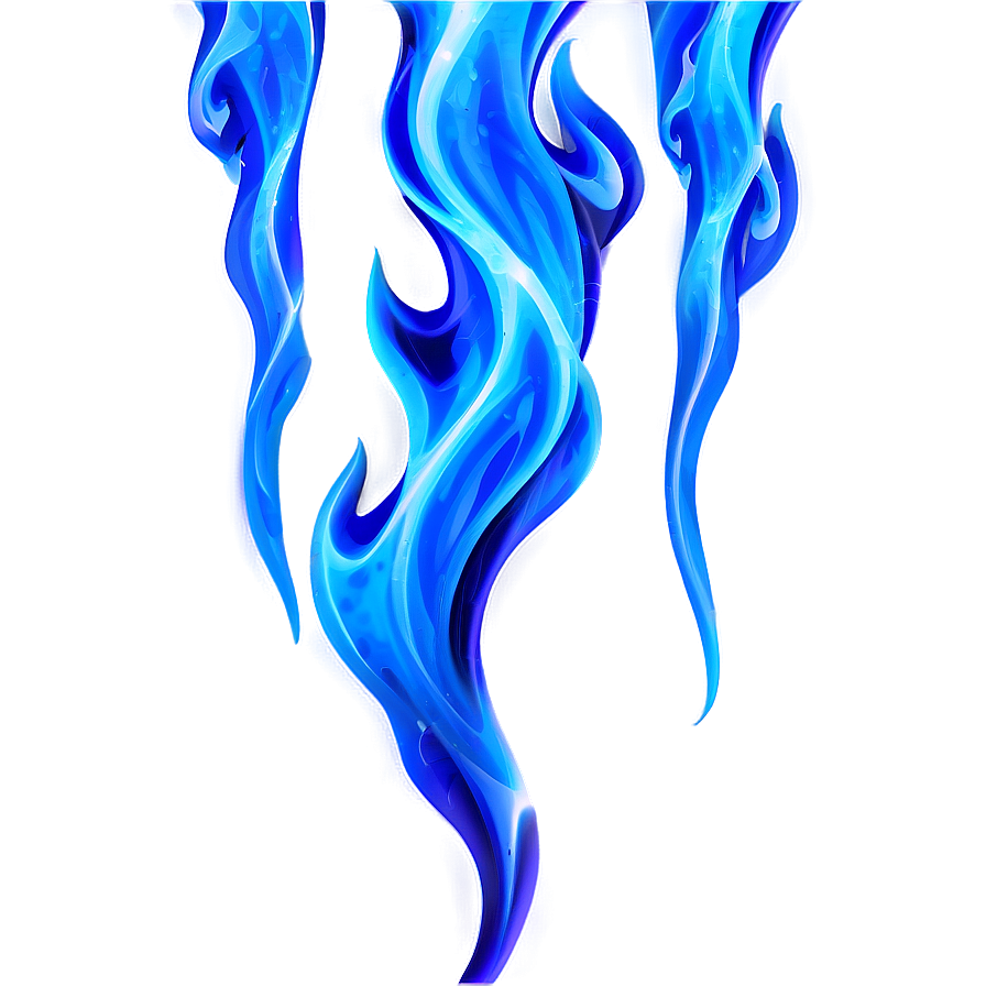 Fantasy Blue Flame Png 36