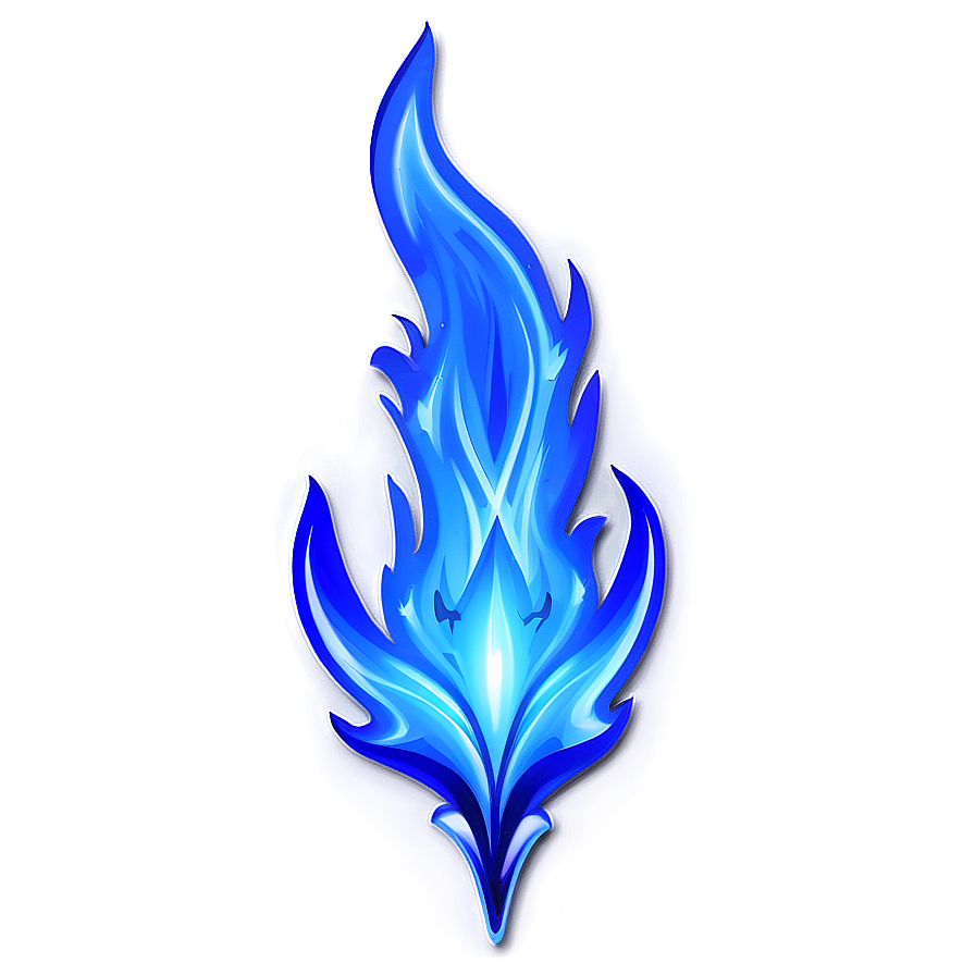 Fantasy Blue Flame Png 79