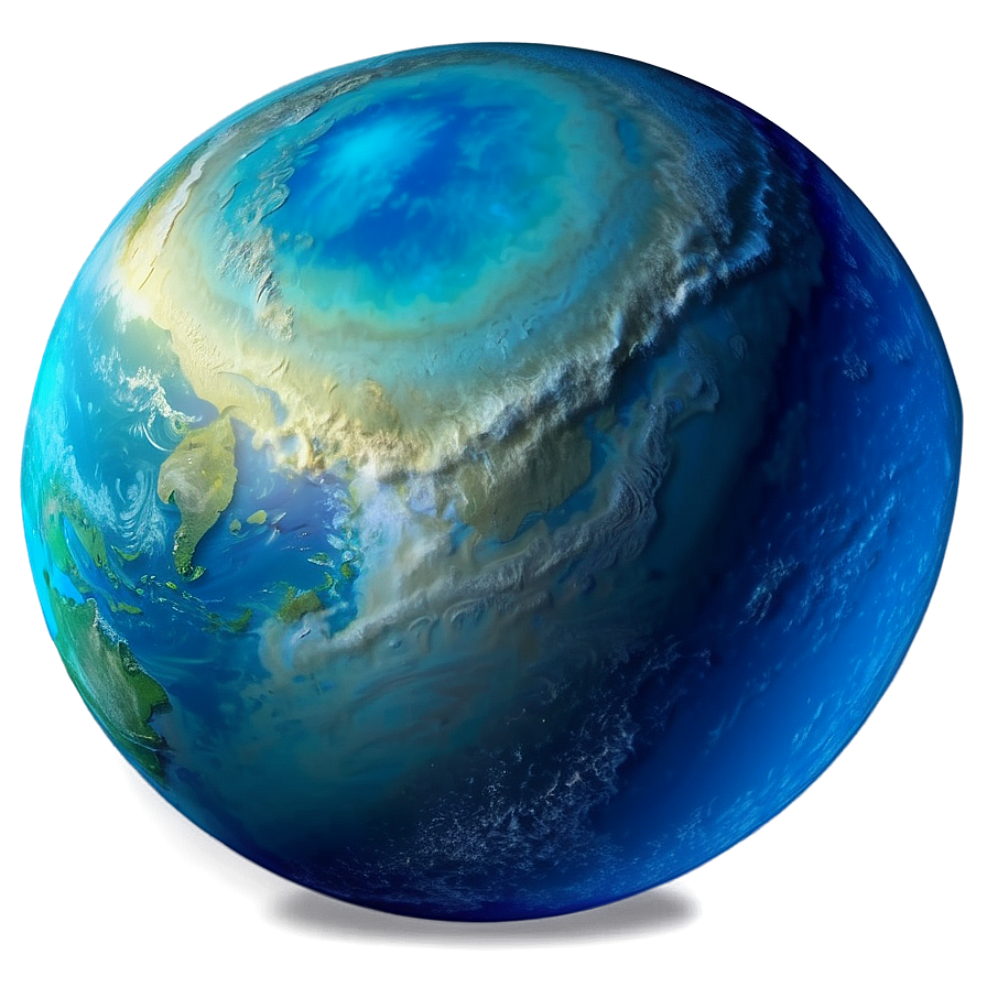 Fantasy Blue Planet Scene Png Xrs48