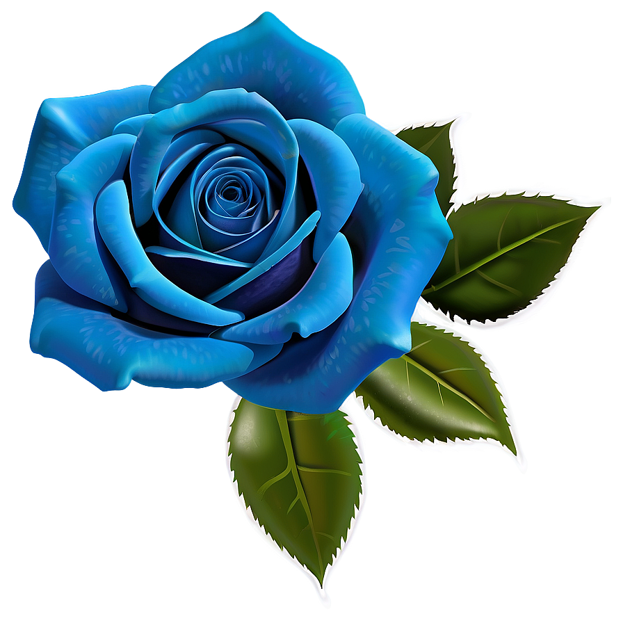 Fantasy Blue Rose Png Wuf66