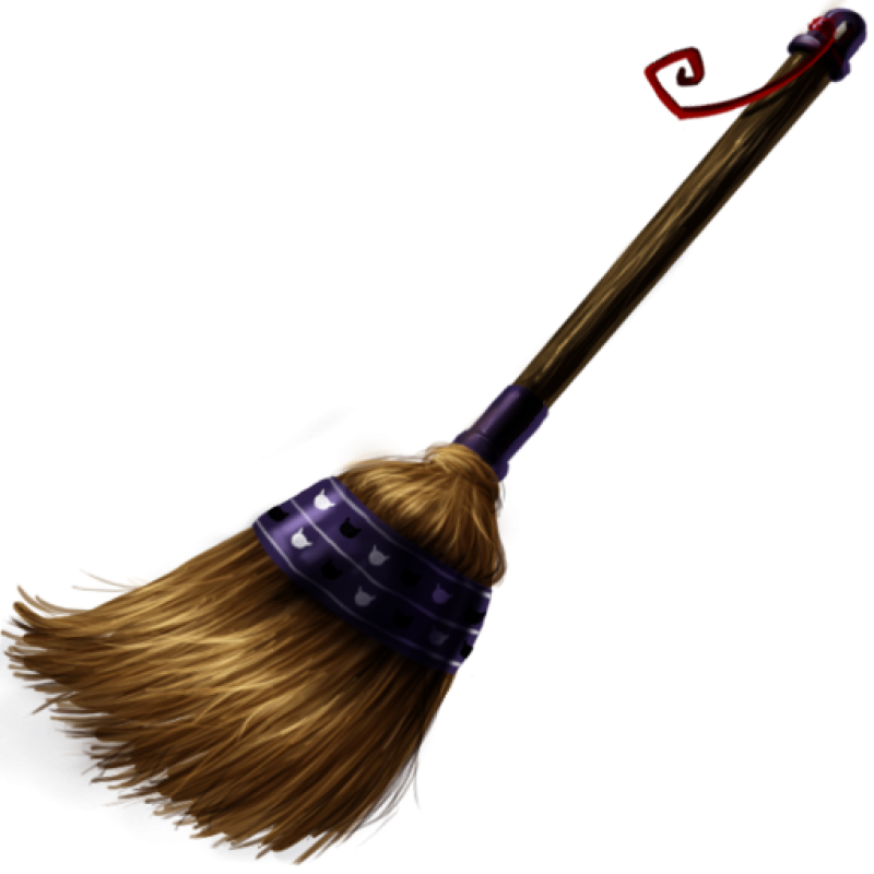 Fantasy Broom Illustration