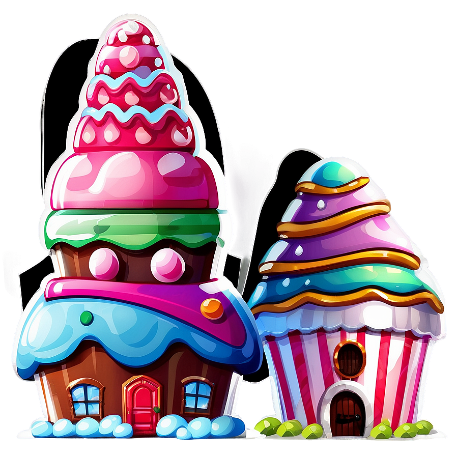 Fantasy Candy Land Kingdom Png Yrp42