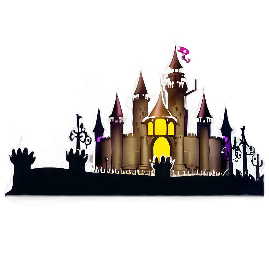 Fantasy Castle Silhouette Png 87