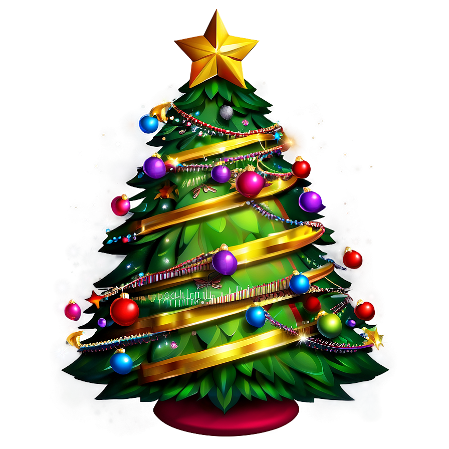 Fantasy Christmas Tree Design Png 06132024