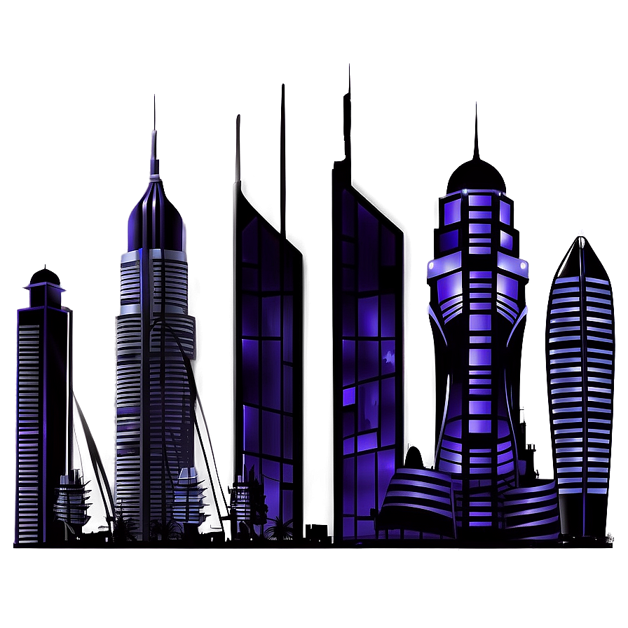 Fantasy City Skyline Png 06202024