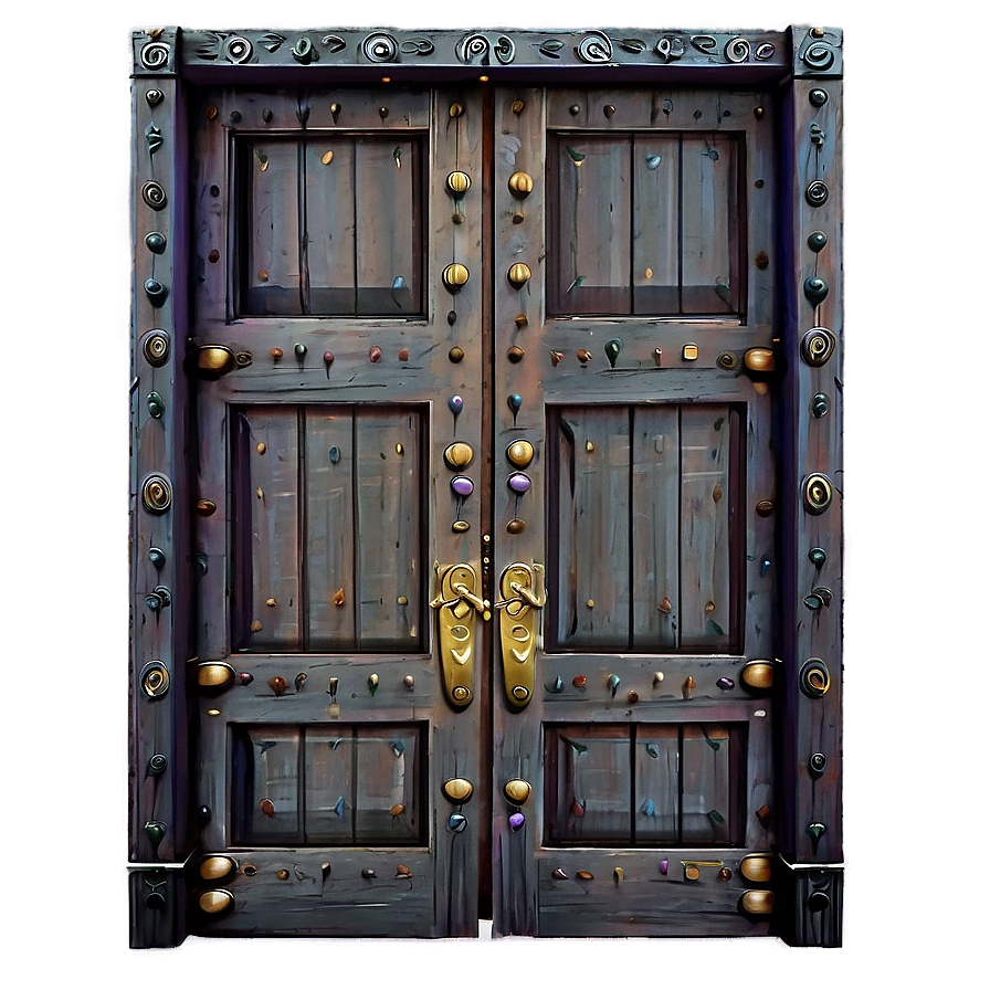 Fantasy Closed Door Art Png 25