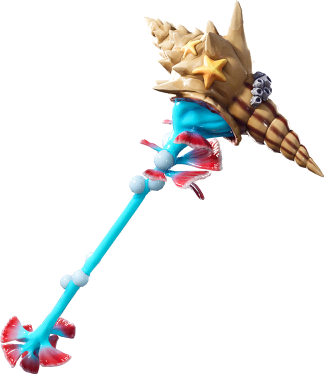 Fantasy Conch Staff Design