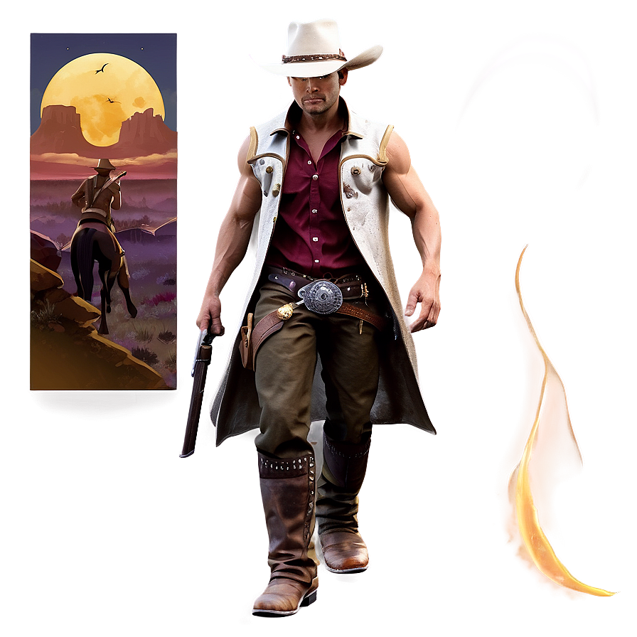 Fantasy Cowboy Png Kmu