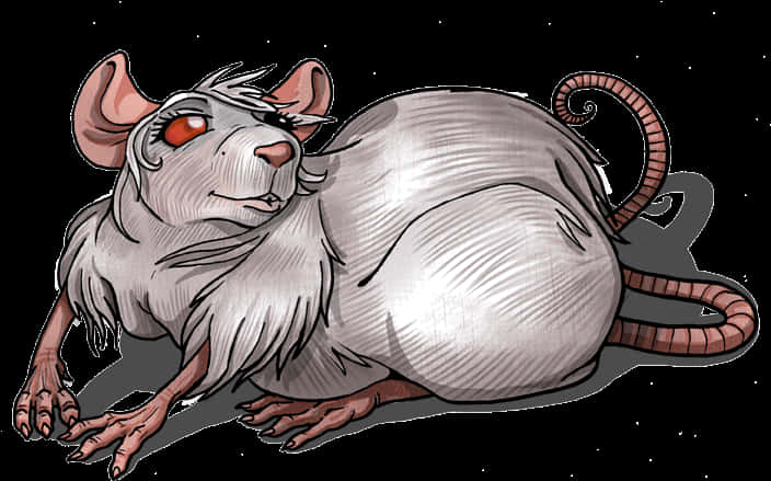 Fantasy Creature Rat Illustration