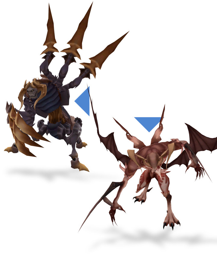 Fantasy Creatures Battle Stance