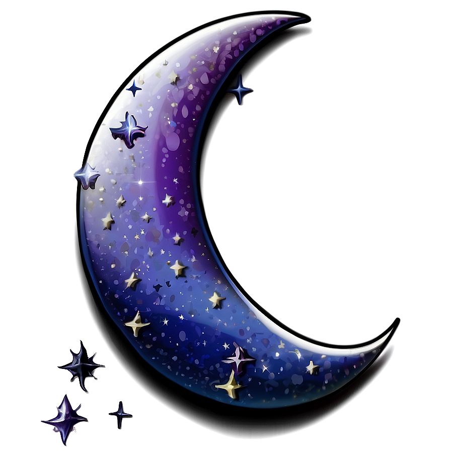 Fantasy Crescent Moon Png Cwk79