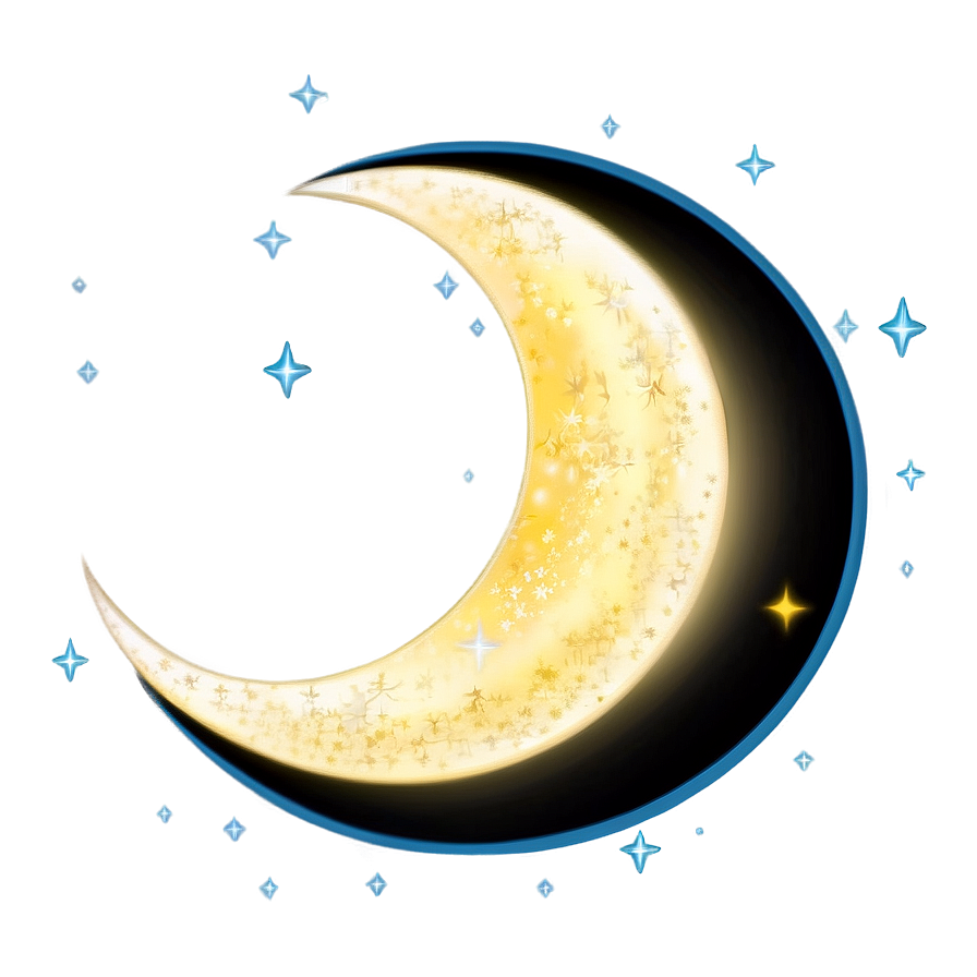 Fantasy Crescent Moon Png Qge