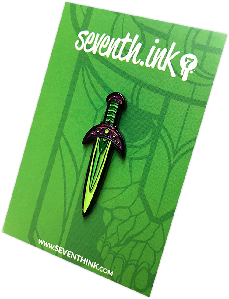Phyrexius Dagger Pin - Sword, HD Png Download PNG with transparent background