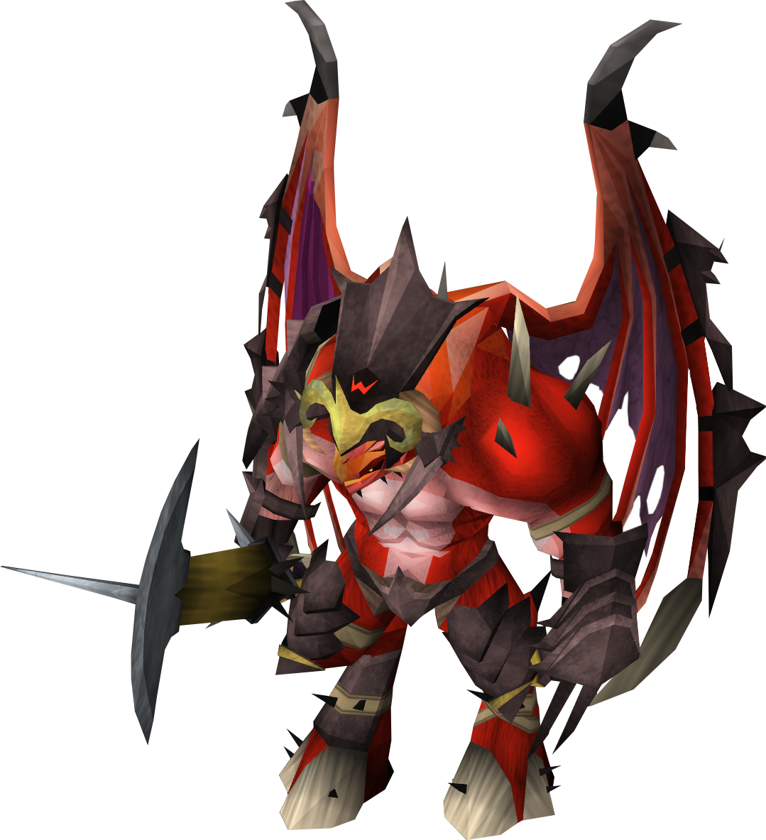 Fantasy Demon Warrior3 D Model