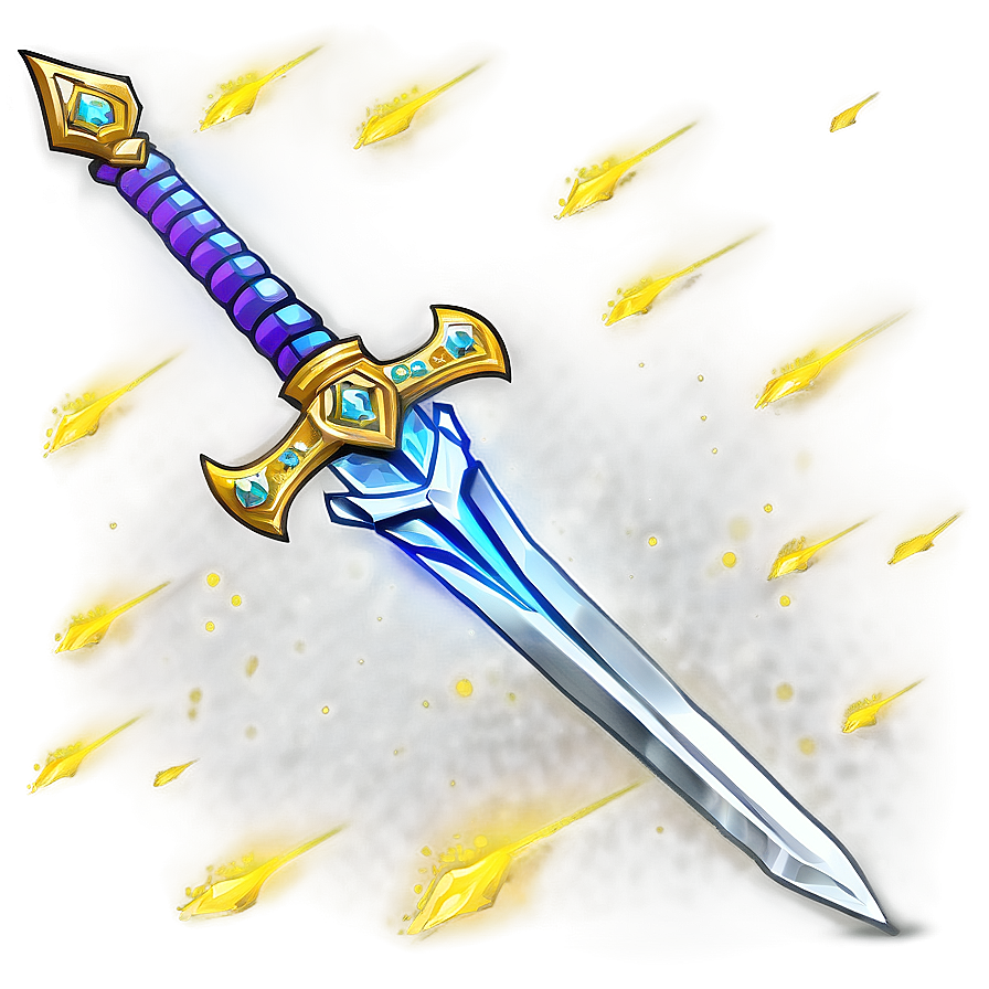 Fantasy Diamond Sword Drawing PNG iwd47 PNG image with a transparent background, free high-resolution download