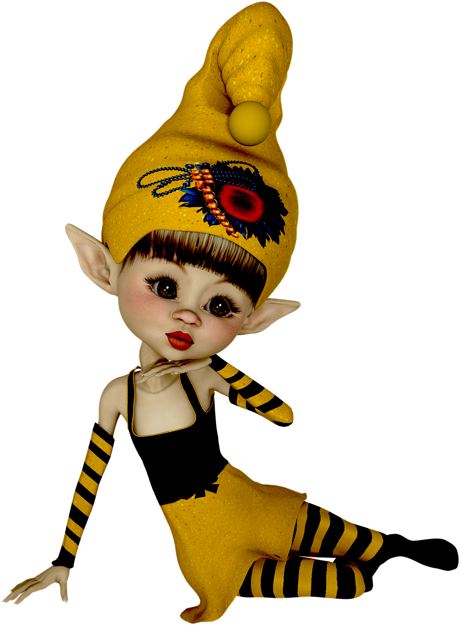 Fantasy Elf Dollin Bee Costume