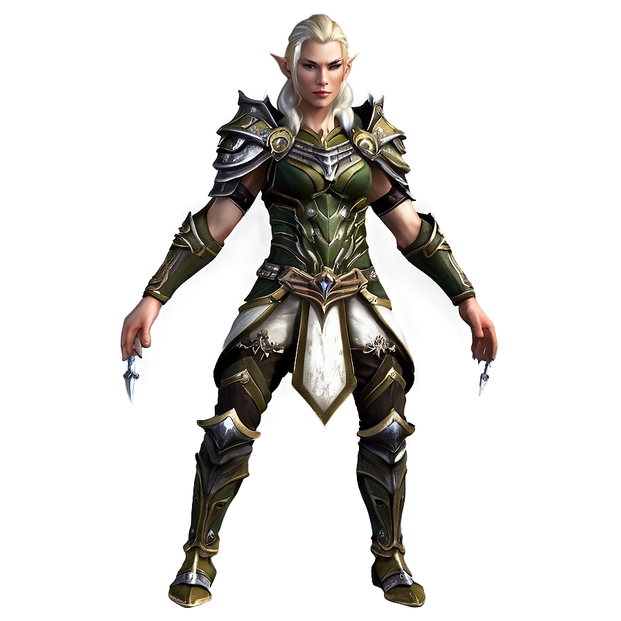 Fantasy Elf Warrior Png Cep