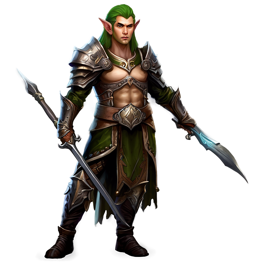 Fantasy Elf Warrior Png Jdw